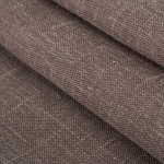 Римская штора «День-ночь» белый подъем. мех. «Лен» Шоколад («Твинс One Touch» L=140 см H=170 см)