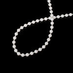 Цепь управления пластиковая 4,5х6,0 мм Белая (Бобина 250 п.м.)