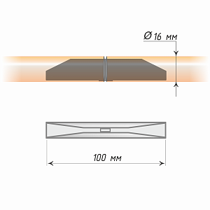 изображение соединитель для круглых карнизов на olexdeco.ru