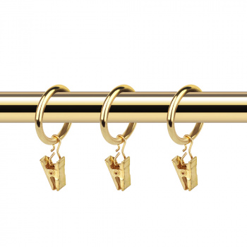 Кольцо 16 круглое с зажимом упак. 10 шт (З)