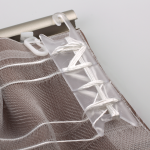 Фиксатор шнура для шторной ленты (Прозрачный)