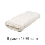 Ткань для штор-кафе коллекция «Flowers» молоко (На отрез высота 45см)