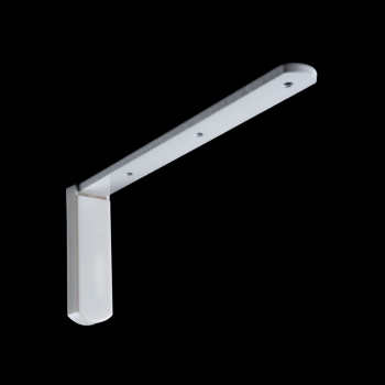 Кронштейн стеновой с заглушкой 150х60 мм (Белый)