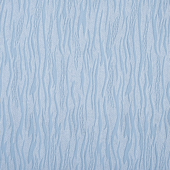 Рулонная штора «Moncada» ø38 фурнитура Белая. Ткань коллекции «Лазурь» Голубая