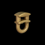 Бегунок 4 мм в ленте 500 шт (1 малый короб/50 лент Латунь)