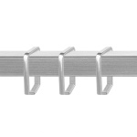 Кольцо «Квадро» с пластиковой вставкой упак. 10 шт (20х20 НС)