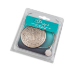 Клипса магнитная «Флора» ø7 см для тяжелого веса штор с тросом 30 см (ХМ)