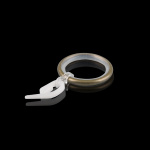 Крючок с ушком 5 мм упак. 60 шт (Прозрачный)