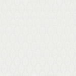 Рулонная штора «Мини» фурнитура Белая. Ткань коллекции «Санторини» Белый (компл. Besta)