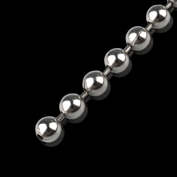 Цепь упр. металич. 4,5х6,0 мм Хром (На отрез)