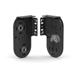 Кронштейны «Х-Duo» L=33/99 мм с заглушками для двойных РШ (Черный)