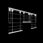 фото карниз для тройной римской шторы «рим люкс» в интернет-магазине Олексдеко