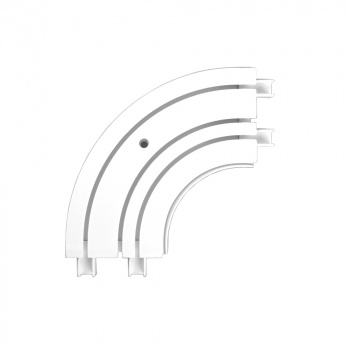 изображение поворот внутренний для шины потолочной трехрядной «olexdeco» на olexdeco.ru