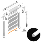 Отвес ø10 мм для рул. кассетной шторы «День-Ночь» (Алюминий)