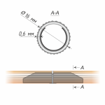 Труба рифленая 16 мм (А 360 составная по центру)