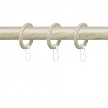 Кольцо 16 круглое с пластиком и крючком упак. 10 шт (БЗ)