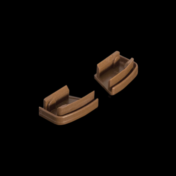 Заглушка нижняя для С-образной направляющей UNI 2 Besta Золотой дуб (Пластик)