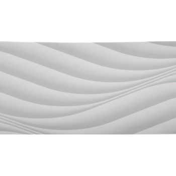 изображение декоративная планка багетная «волна» белый на olexdeco.ru