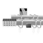 Двухрядный стеновой карниз для штор «Поинт» (20 НС 400)