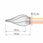 Наконечник «Твистер» (25 ХМ)
