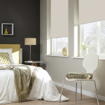 Рулонная штора «Мини» Селена Blackout/Латте