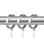 Кольцо 25 плоское «Премиум» с крючком упак. 10 шт (ХМ)