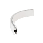 Поворот «Лайн» (Белый глянец R-100 мм)