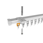 Стопор для профиля «Отель» Белый (Пластик)