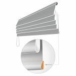 Отвес алюминиевый черный 25х3 мм