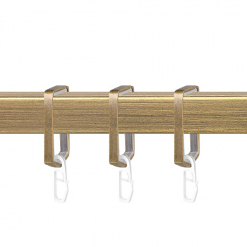 изображение кольцо «квадро» с пластиковой вставкой и крючком упак. 10 шт на olexdeco.ru