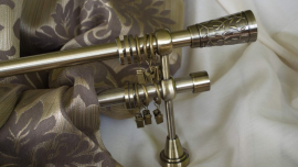 Двухрядные карнизы для штор (двойные)