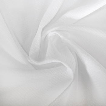 Ткань для тюля «Сота» Белый