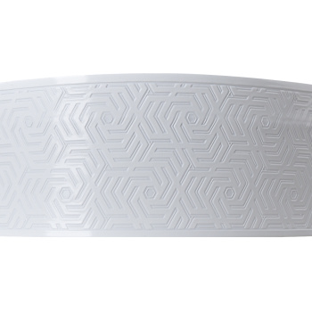 изображение декоративная планка «арабеска» белый лак на olexdeco.ru