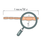 Шнур-утяжелитель 50 г (На отрез)