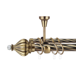 Двухрядный потолочный карниз для штор «Аладдин» (25/16 А 360)