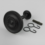 Держатель для штор «Астория» (ЧМ)