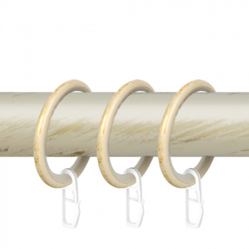 изображение кольцо 35 круглое с пластиком и крючком упак. 10 шт на olexdeco.ru