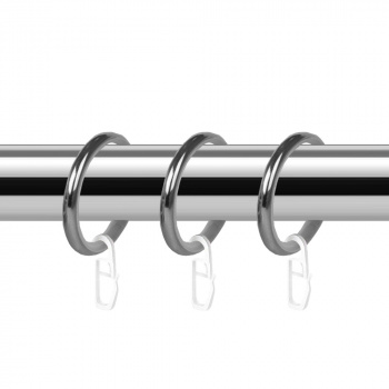 Кольцо 25 круглое с пластиком и крючком упак. 10 шт (Х)