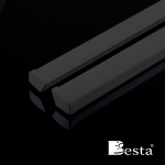 Заглушка нижняя для С-образной направляющей UNI 2 Besta Темно-серая