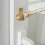 Карниз-кафе «Каролина» латунь (12 мм 85-135)