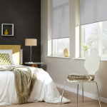 Рулонная штора «Мини» Шелк/Белый