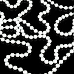 Цепь упр. металич. 4,5х6,0 мм Белый (На отрез)