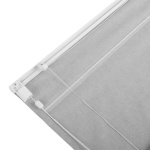 Римская штора белый подъем. мех. «Лен» Жемчужно-белый («Вена» L=100 см H=170 см)