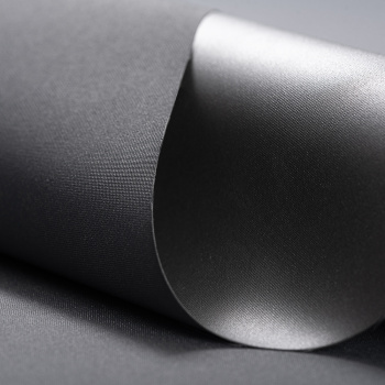 Ткань для рулонных штор коллекция «Плэин» Silver Blackout Муссон