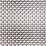 Рулонная штора «UNI 1» фурнитура Белая. Ткань коллекции «Скрин Виши» Бело-серый