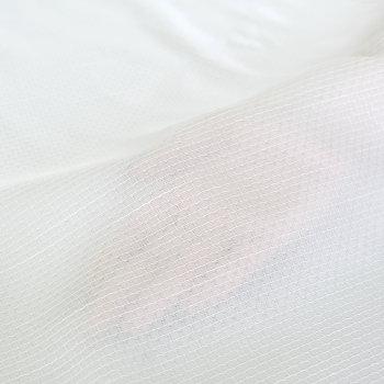 Ткань для тюля «Сота» Белый