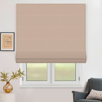 Римская штора белый подъем. мех. «Валенсия» Blackout Серо-бежевый («Мадрид» L=100 см H=170 см)