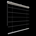 фото образец карниза для римских штор день-ночь «твинс one touch»  в интернет-магазине Олексдеко