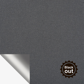 Ткань для рулонных штор коллекция «Плэин» Silver Blackout Муссон