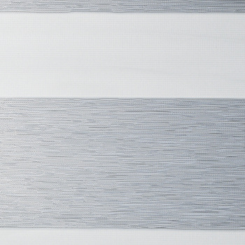 Ткань для рулонных штор «День-ночь» коллекция «Палермо» Серебро